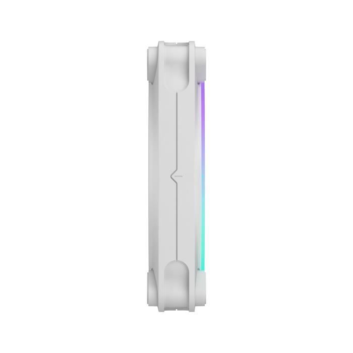 PC Fan - FRACTAL DESIGN - Momentum 12 RGB - FDB - ARGB Gen 2 Light Ring - PWM Control - White
