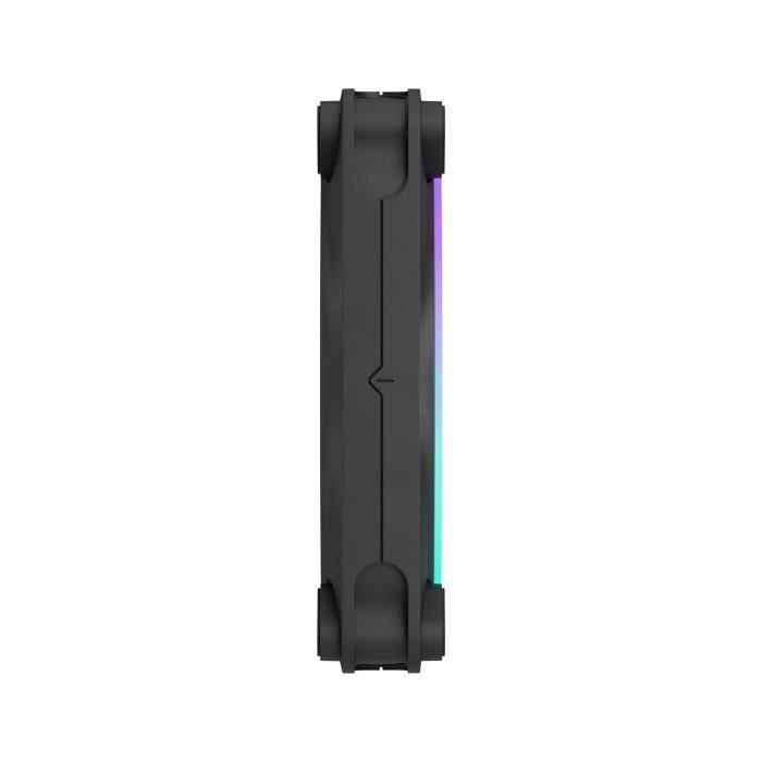 PC Fan - FRACTAL DESIGN - Momentum 12 RGB - 3 packs - FDB - ARGB Gen 2 light ring - PWM control