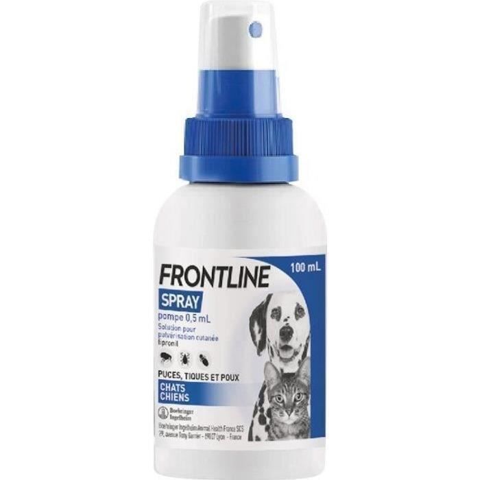 Antiparasitic spray frontline - 100 ml - for dogs and cats
