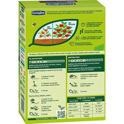 Dried blood UAB FERTILIGENE - FSAN12 - 1.2 kg - Boost effect - Ideal for flowers and vegetable garden