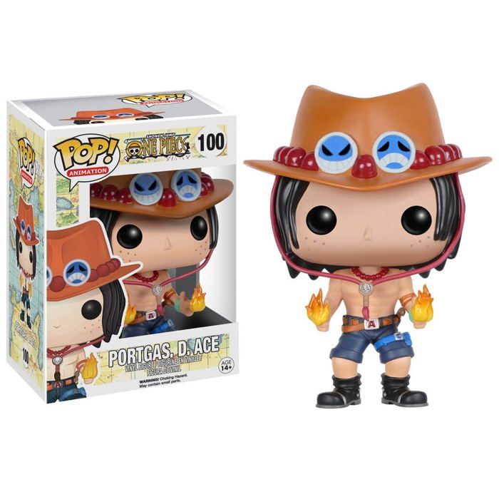 Figurine - Funko - Portgas D. Ace - 10 cm - One Piece - Pop! Collection