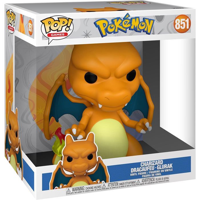Figure - FUNKO - Jumbo Pop! Charizard - 10" - Exclusive - Pokémon