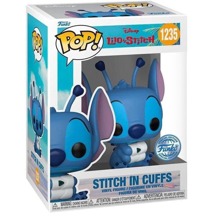 POP Figure - FUNKO - Lilo & Stitch - Stitch with handcuffs - 9 cm - For children from 3 years old