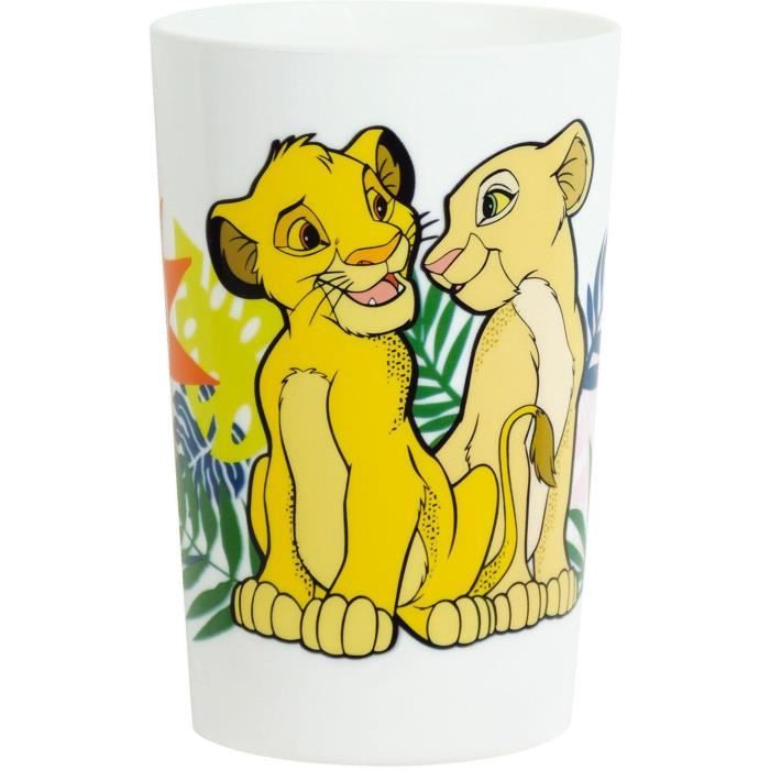 Disney The Lion King Tableware Set - FUN HOUSE - 006360 - Glass, Soup Plate, Flat Plate, Mug, Water Bottle, Snack Box Cutlery