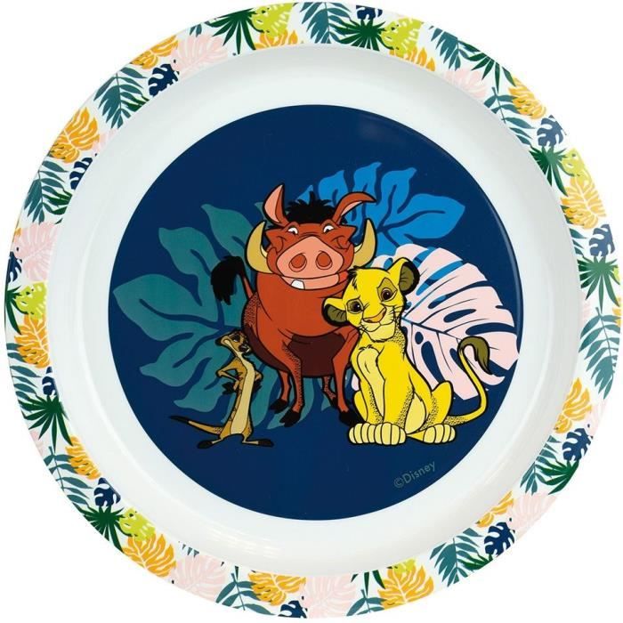 Disney The Lion King Tableware Set - FUN HOUSE - 006360 - Glass, Soup Plate, Flat Plate, Mug, Water Bottle, Snack Box Cutlery