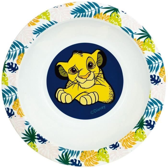 Disney The Lion King Tableware Set - FUN HOUSE - 006360 - Glass, Soup Plate, Flat Plate, Mug, Water Bottle, Snack Box Cutlery