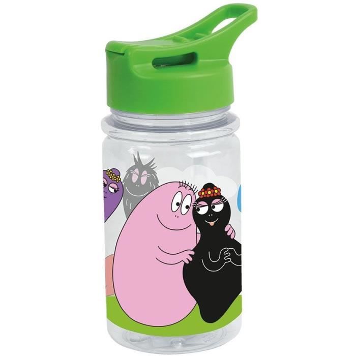 Tableware set - FUN HOUSE - BARBAPAPA - Glass, plate Ø22 cm and Ø16 cm, cutlery, water bottle and snack box