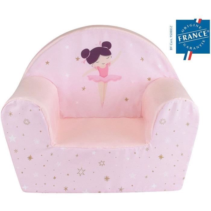 FUN HOUSE Dancer Ballerina Club armchair - W.52 x D.33 x H.42 cm - For children guaranteed French origin