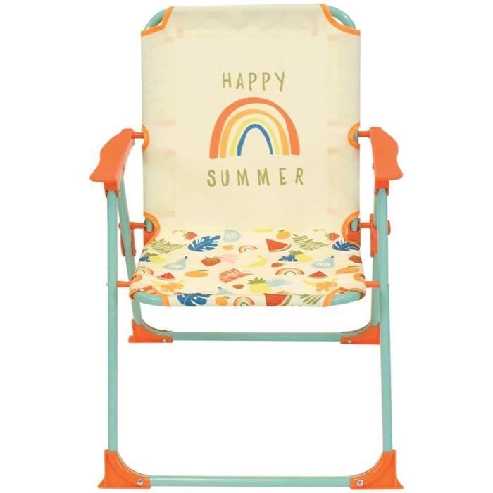 FUN HOUSE Fruity's Garden furniture - 1 table H.46 x ø46 cm, 2 chairs H.53xW.38.5xD.37.5 cm and 1 parasol H.125 x ø100 cm