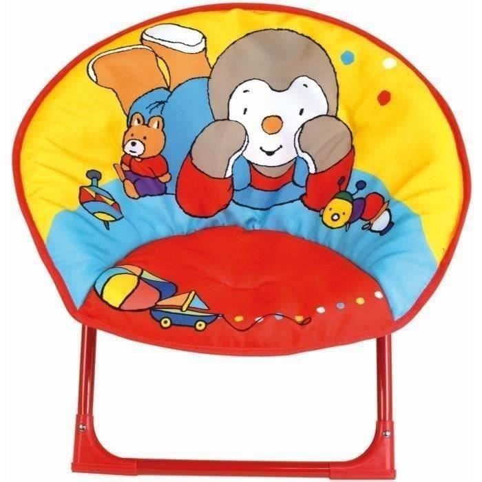 FUN HOUSE T'CHOUPI Moon seat - Foldable - H.47 x W.54 x D.42 cm - For children