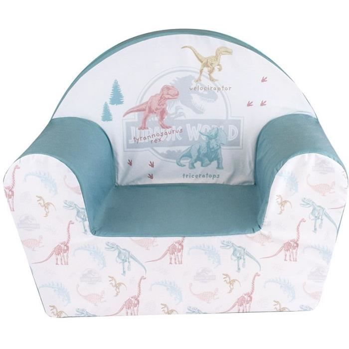 FUN HOUSE JURASSIC WORLD Dinosaur club chair - W.52 x D.33 x H.42 cm - For children Guaranteed French origin