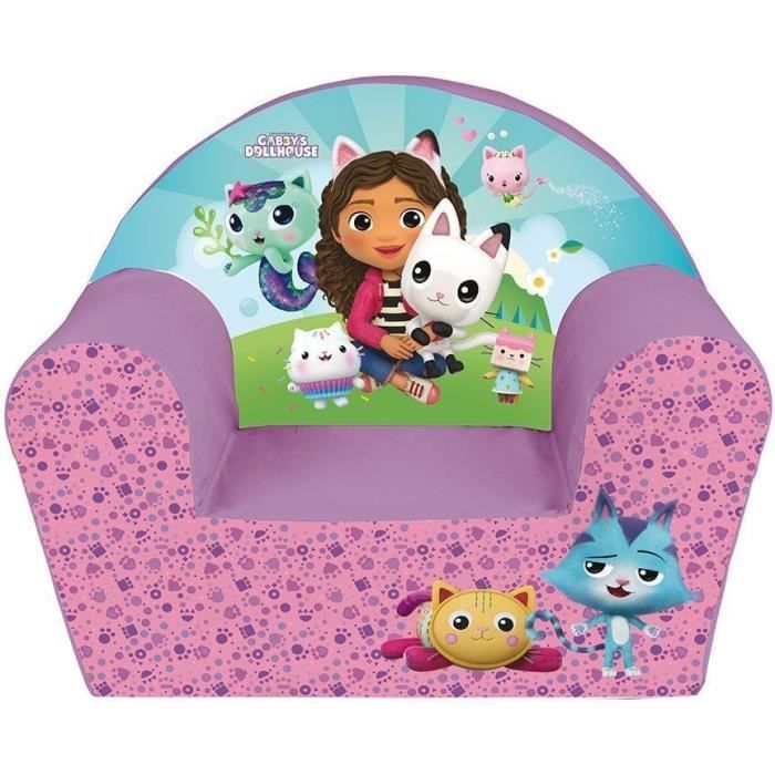 Club chair for children GABBY AND THE MAGIC HOUSE - Fun House - L.52 x D.33 x H.42 cm - origin France