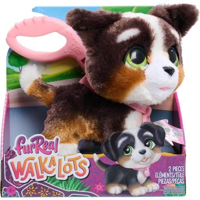Interactive toy - FURREAL FRIENDS - Large Walking Puppy 23 cm - Interactive animal with leash