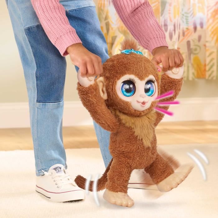 Interactive Toy - FURREAL FRIENDS - Peanut the Monkey - Over 100 Reactions, Walks, Balances & Cuddles