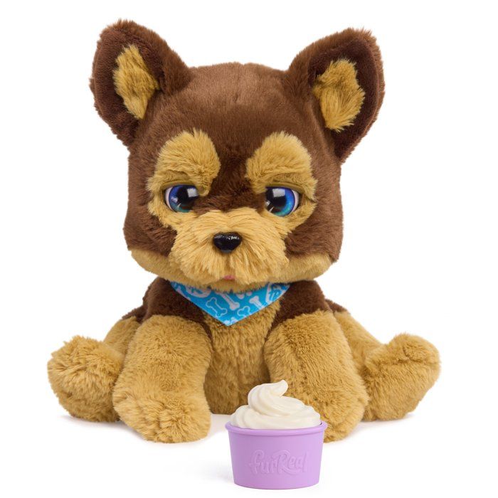 Interactive Plush Dog - furReal Friends - Benny the Cuddly Puppy - Over 30 Sounds and Reactions - Treat Dispenser