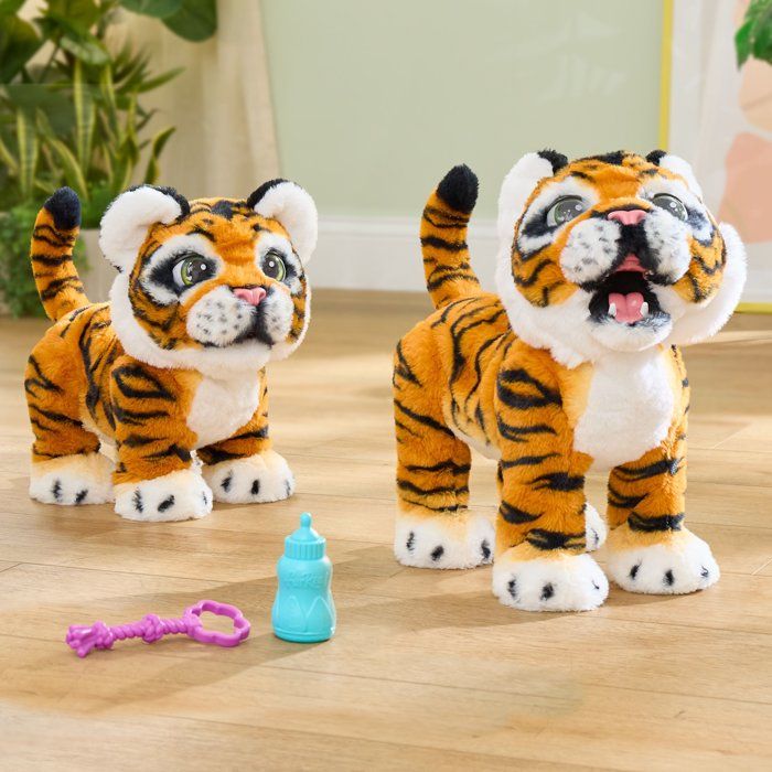 Interactive Tiger Plush Toy - furReal Friends - Gabby - Grows 25% - Over 100 Sounds and Reactions