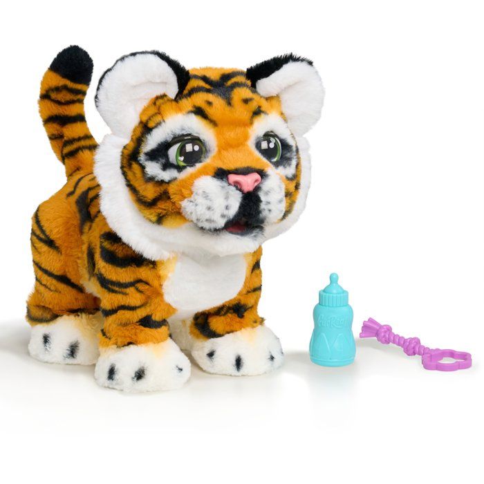 Interactive Tiger Plush Toy - furReal Friends - Gabby - Grows 25% - Over 100 Sounds and Reactions
