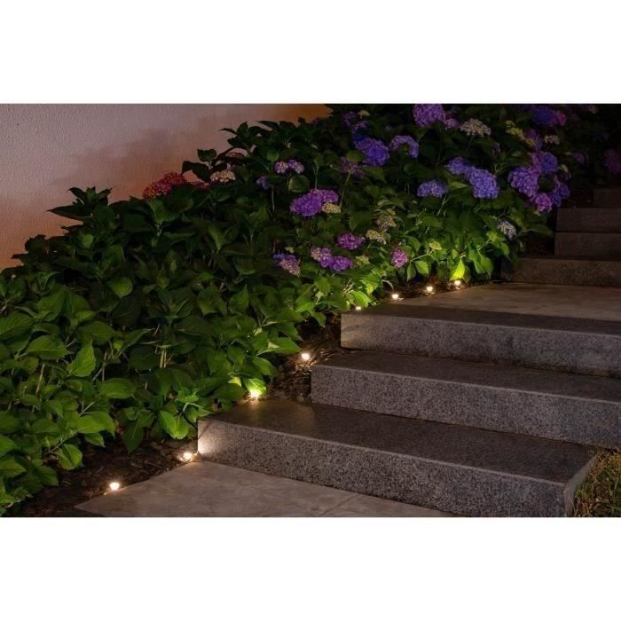 SOLAR GUIRLAND SLIVING TAKES 10 White LED stakes