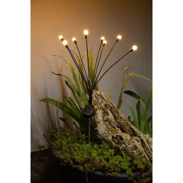 GALIX G4435 solar light decoration - Bouquet shape - 8 LED - H69cm
