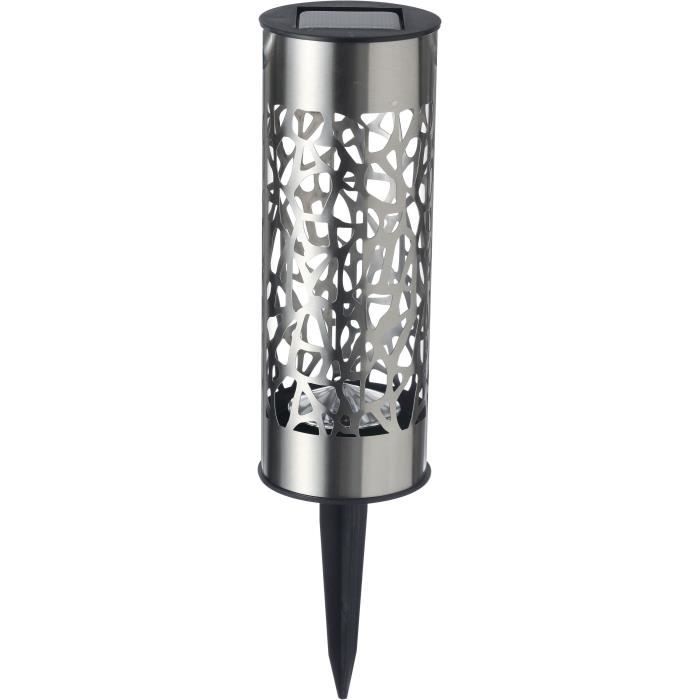 GALIX G4445 stainless steel solar terminal - To install or plant - H28cm - Warm white