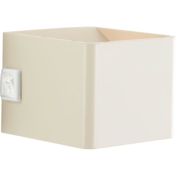Magnetic outdoor wall light - ISEO - BRILLIANT - Rechargeable - Cream - LED - Detector - 4W - 300lm - 3000K - USB