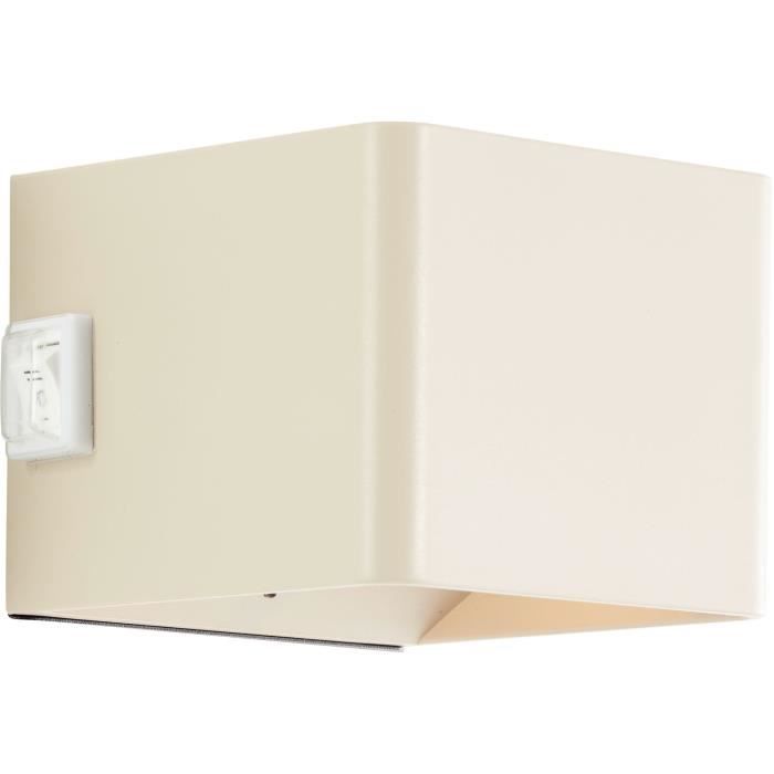 Magnetic outdoor wall light - ISEO - BRILLIANT - Rechargeable - Cream - LED - Detector - 4W - 300lm - 3000K - USB