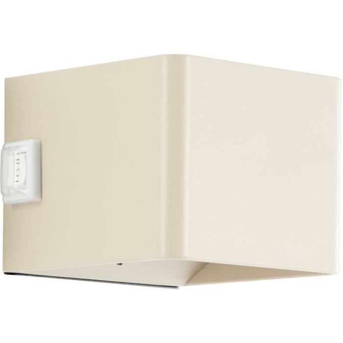 Magnetic outdoor wall light - ISEO - BRILLIANT - Rechargeable - Cream - LED - Detector - 4W - 300lm - 3000K - USB