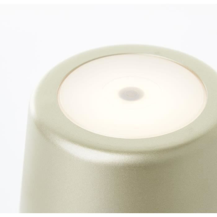 Outdoor table lamp - BRILLIANT - KAAMI - Rechargeable - Matte gold - LED - 2W - 310lm - 3000K - DIM - USB - 3-Step DIM - IP54