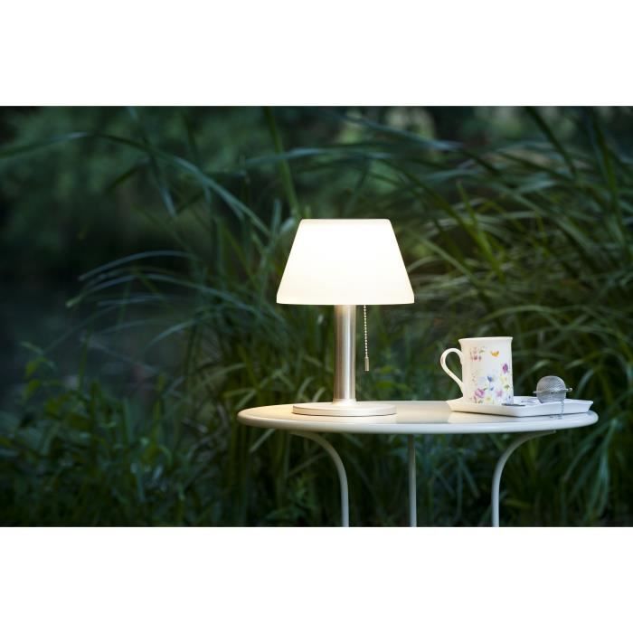 GALIX G2 illuminated solar table lamp with presence detector - 100 lumens