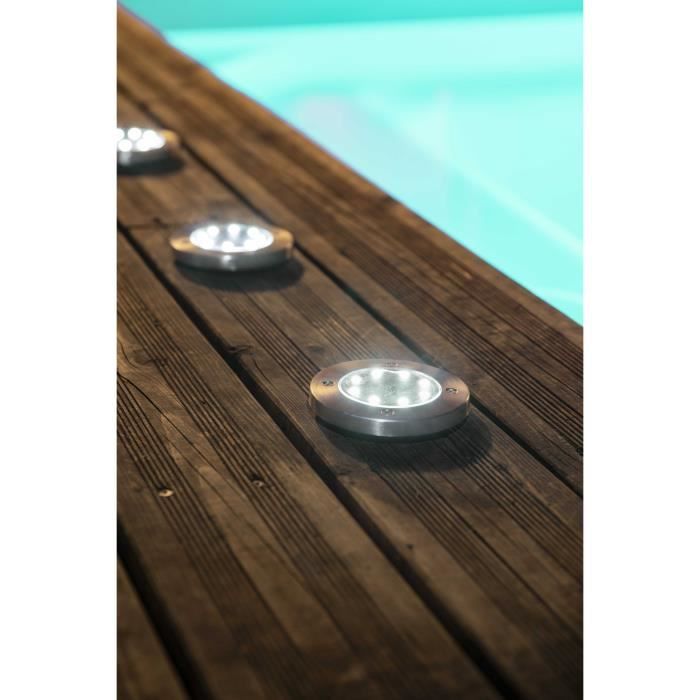 Recessed spotlight - GALIX - G4525 - Stainless steel 8 SMD LEDs