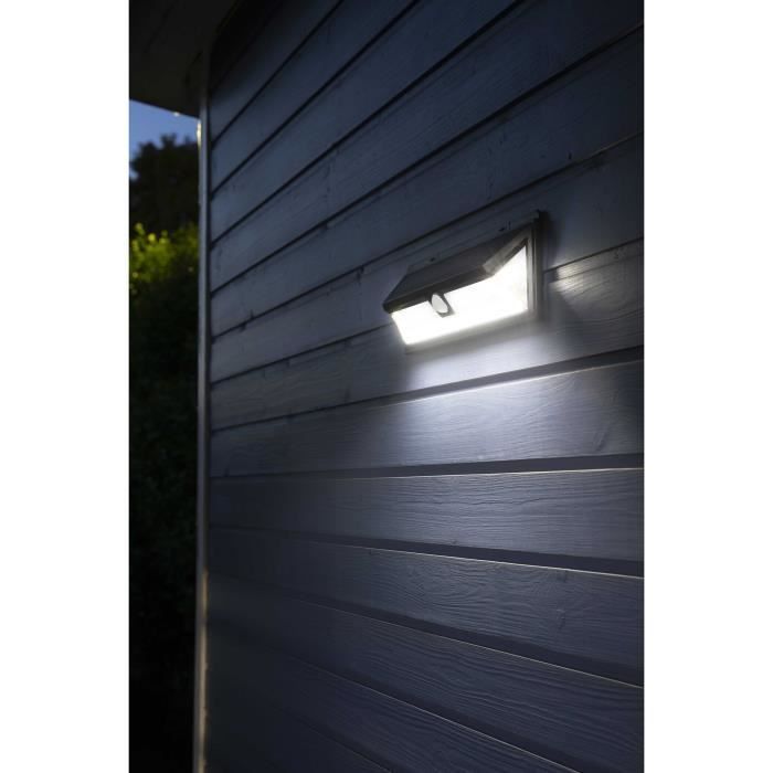 Solar wall spotlight - GALIX - G4565 - Very bright with presence detector - 300 Lumens