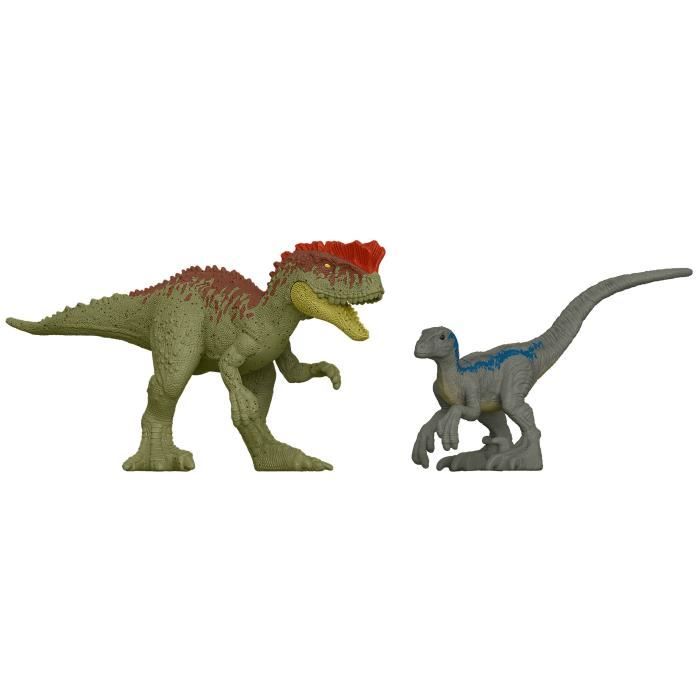 5-piece mini-figure set - JURASSIC WORLD - GWP38 - Dinosaurs and human figure - Ages 3 and up - Random model