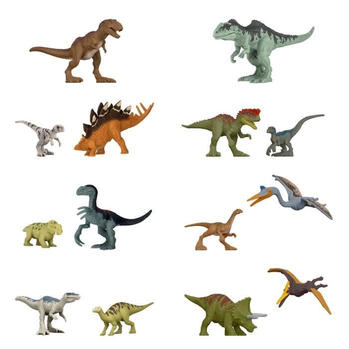 5-piece mini-figure set - JURASSIC WORLD - GWP38 - Dinosaurs and human figure - Ages 3 and up - Random model
