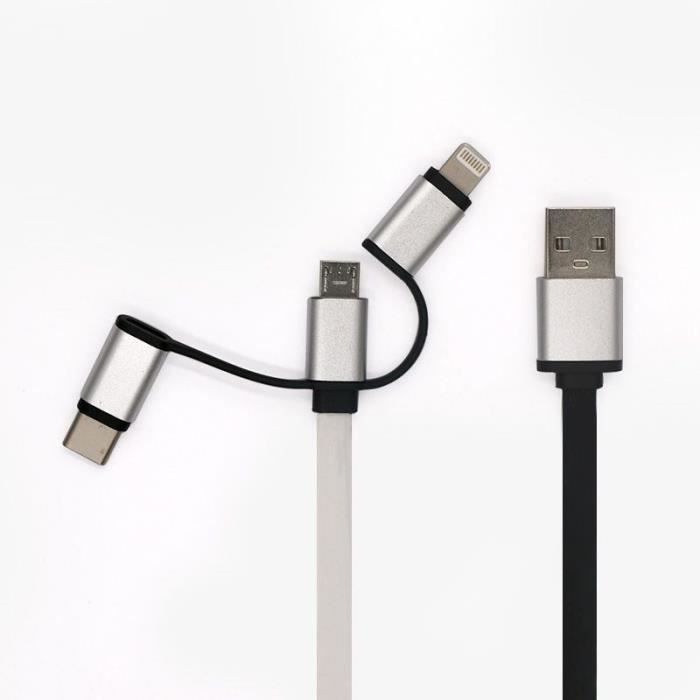 USB Cable Winder - GAO - 3-in-1, 2m, Fast Charging