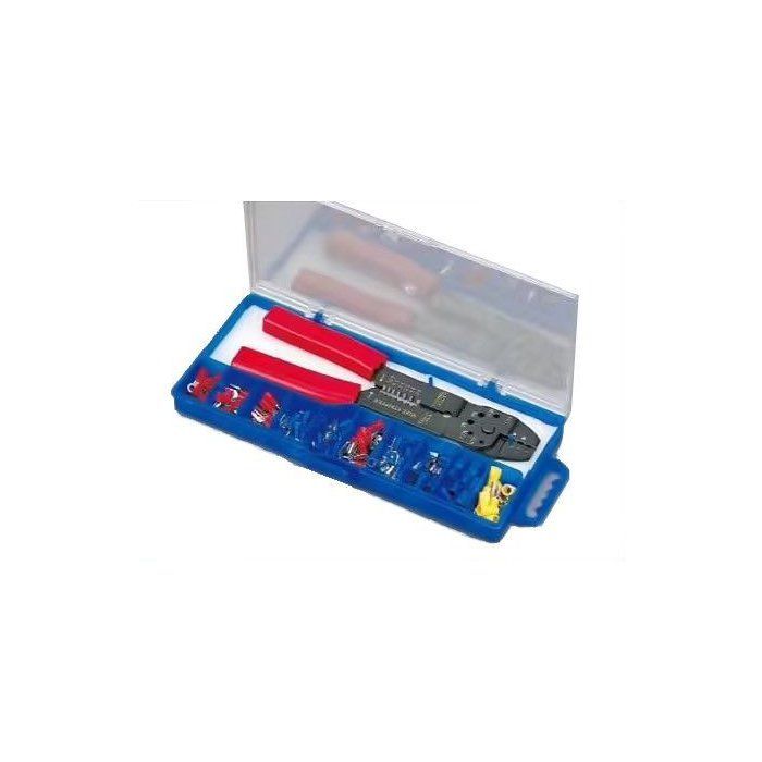 Pliers - GAO - Crimping/stripping - Supplied with 50 terminals, easy to handle