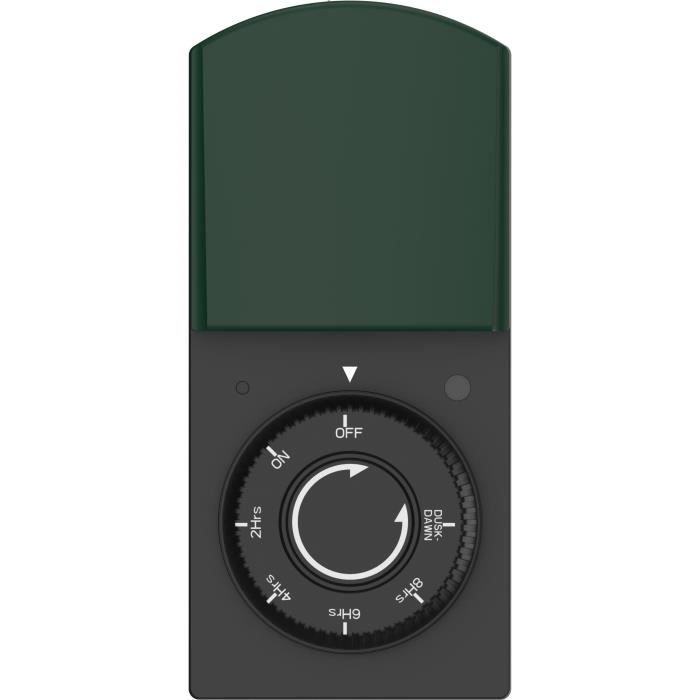 IP44 outdoor programmer with twilight detector - GAO - 1000 W - White