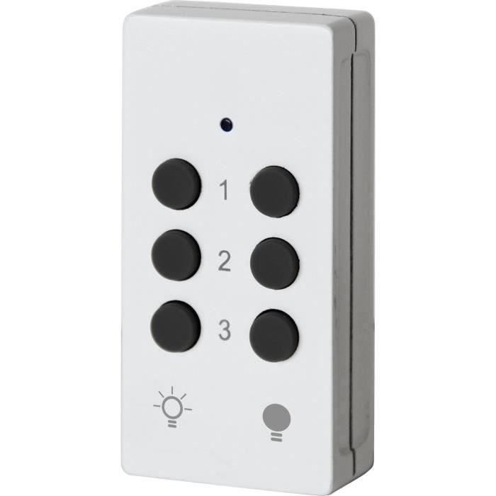 Kit 3 remote-controlled sockets + Remote control - GAO - 230 V - White