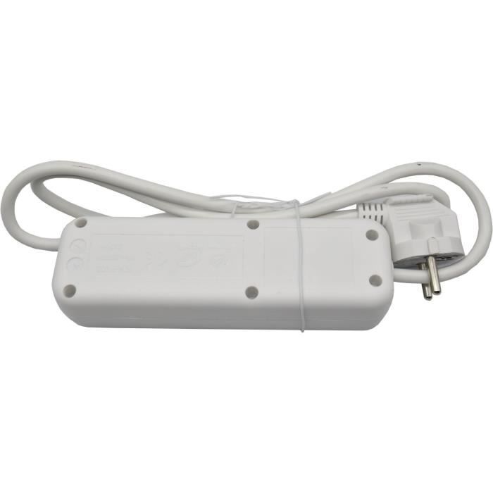 Household unit - GAO - 3 2P+T sockets - With child protection, NF compliant