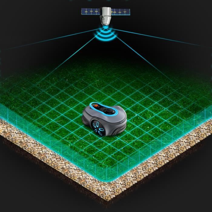 Robot lawnmower - GARDENA - Smart SILENO Free 1200 - Without boundary cables - Surface area 1200 m² - Includes smart Gateway