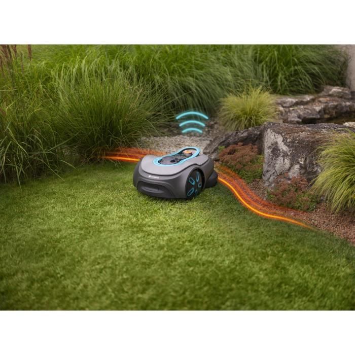 Robot lawnmower - GARDENA - Smart SILENO Free 1200 - Without boundary cables - Surface area 1200 m² - Includes smart Gateway