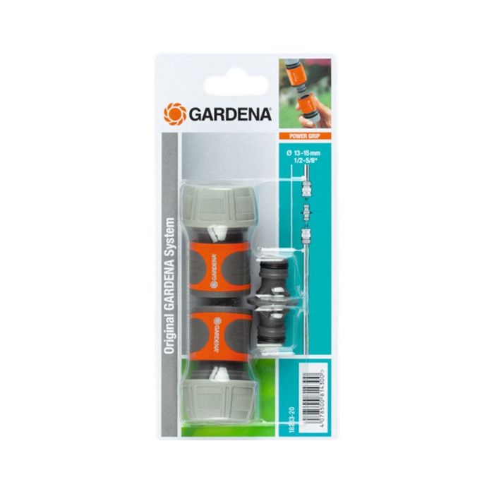 Gardena necessary for watering-adapted Ø19mm hose-fixing in 1 click-Full kit-5 years warranty (18284-26)