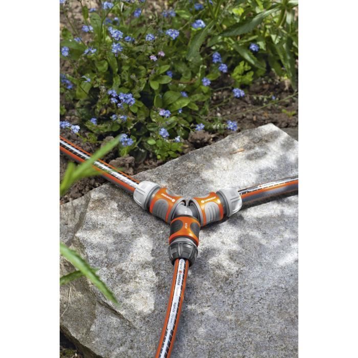 Gardena required derivation - Triple connection - Original compatibility Gardena System - Robust - 2 year warranty
