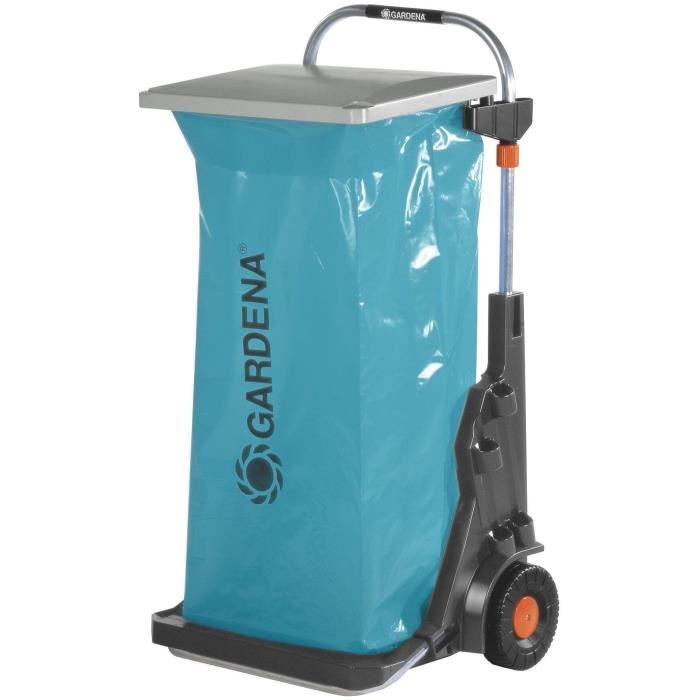 GARDENA Mobile garden cart-Metal frame-Adjustable bag height-entirely waterproof-70kg max-(232-20)