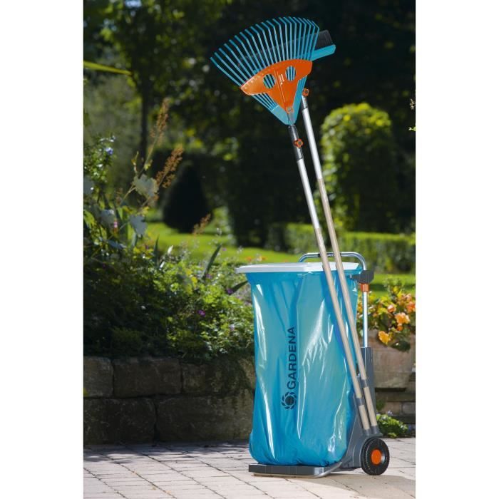 GARDENA Mobile garden cart-Metal frame-Adjustable bag height-entirely waterproof-70kg max-(232-20)