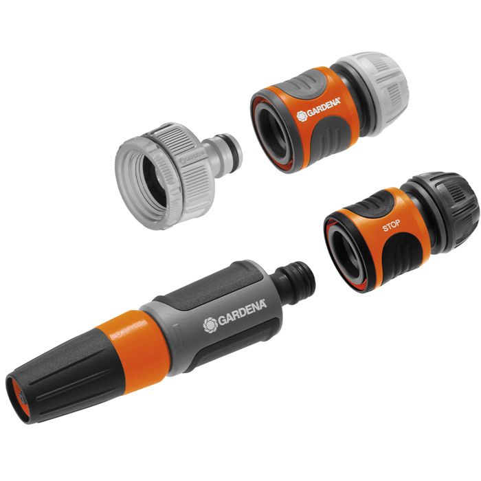 Gardena Sleaks Size S wheels Size S-Delivered with 20m Ø 13mm hose and watering lance-5 years warranty (18502-50)