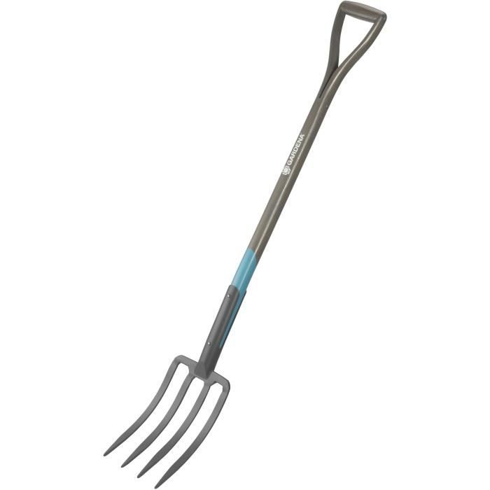 GARDENA NATURAL BECHER FORCE-WOOD HANDS 100% FSC-ERGO HAPE EN D-Dressed steel teeth-10 years warranty (17002-20)