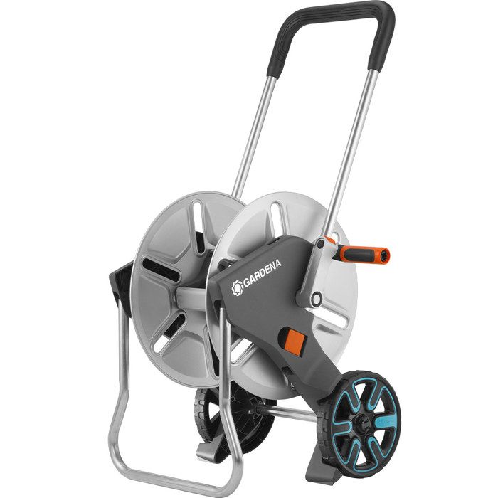 GARDENA AquaRoll M Metal Wheeled Hose Reel