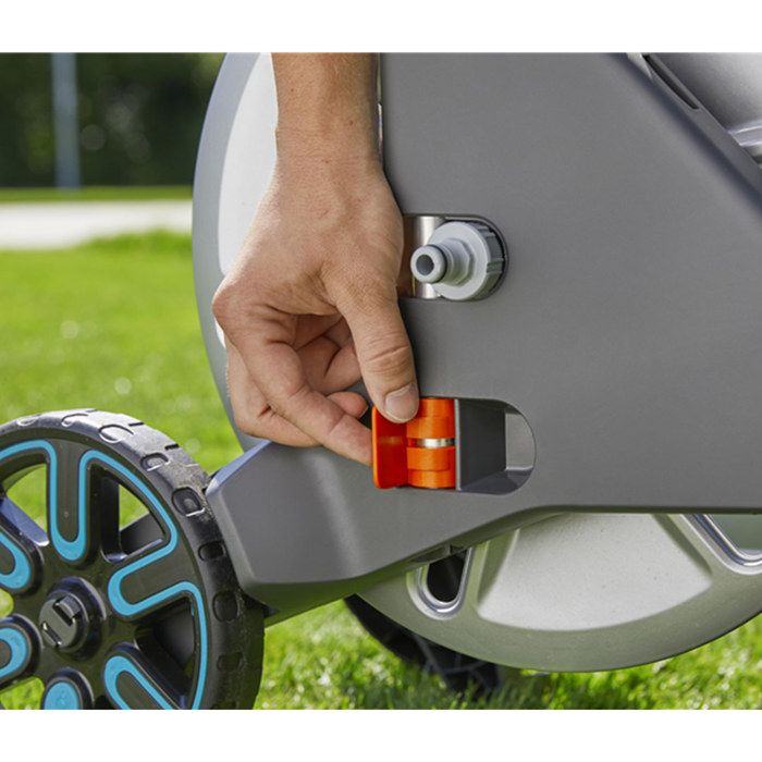 GARDENA AquaRoll L Easy Metal Wheeled Hose Reel