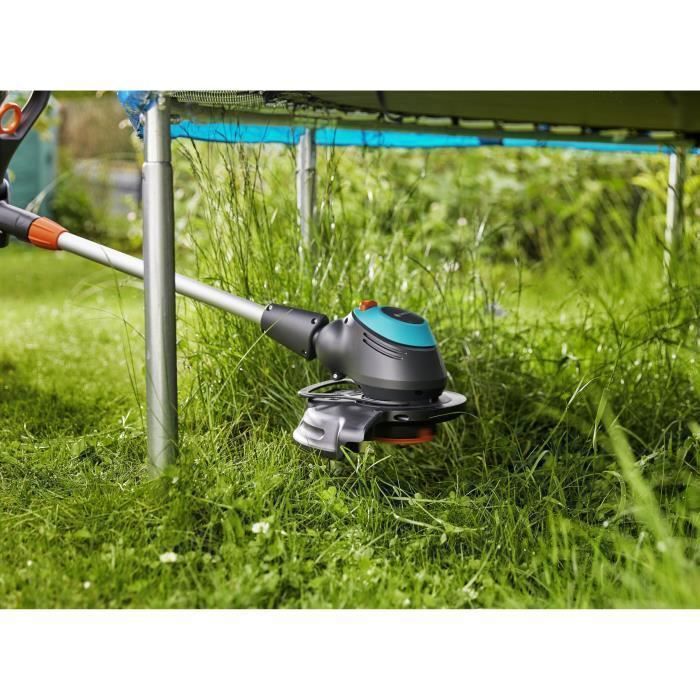 GARDENA EasyCut 450/25 String Trimmer - 450W - Ø25cm - RotorCut Line - Tilting Telescopic Handle - Protective Stirrup - (9870-20)