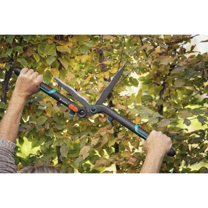 Gardena Cisaille A hedges 2en1 Energycut-Wandpy Lames-Anti-Adherence Reverse-Double Cremaillere-25 Years Guarantee